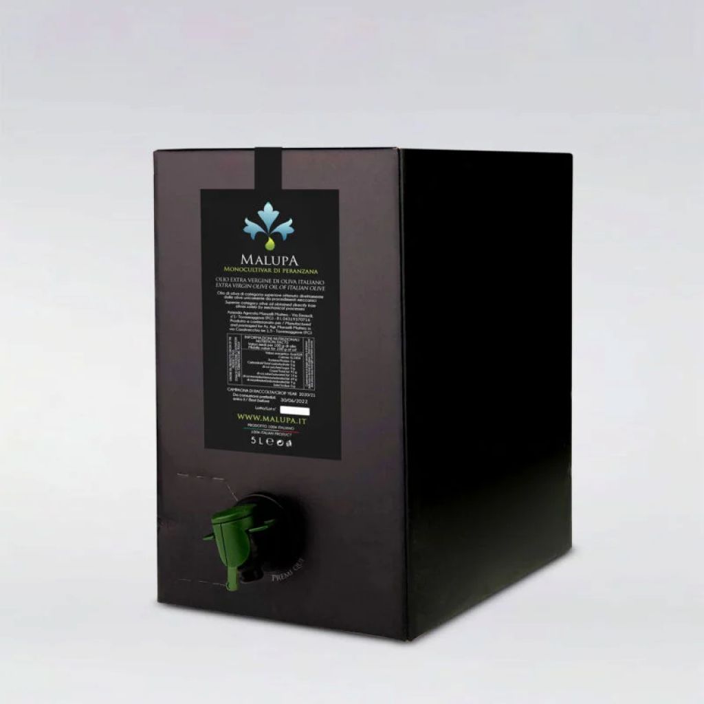 OLIO EXTRAVERGINE D'OLIVA QUALIT&Agrave; "PERANZANA" MADE IN PUGLIA - 5 LT