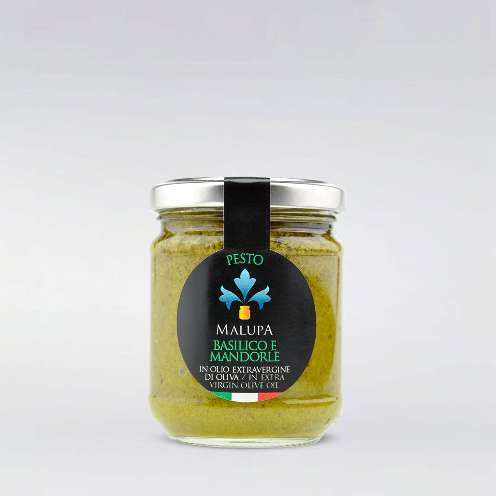 PESTO BASILICO E MANDORLE - 185 GR