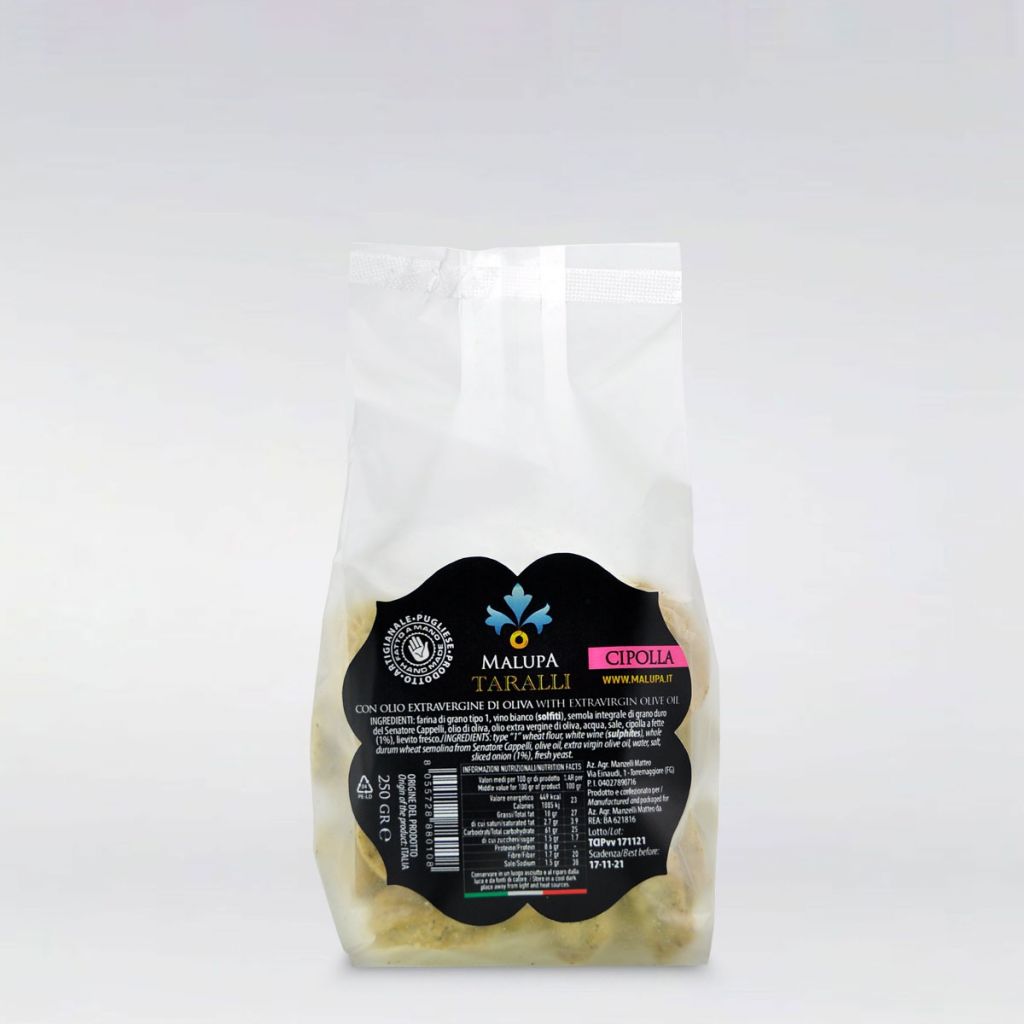 TARALLI ALLA CIPOLLA - 250 GR