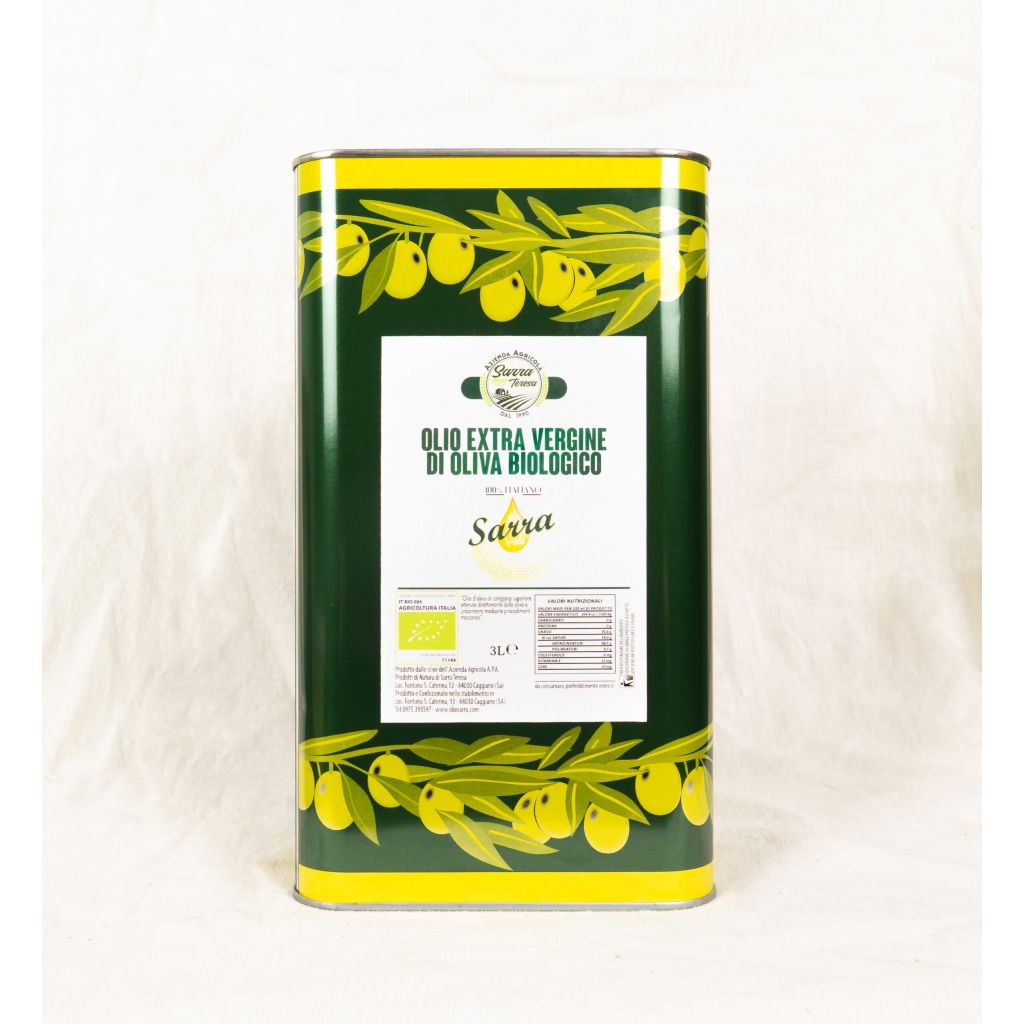 Lattina di Olio SARRA EVO BIOLOGICO
