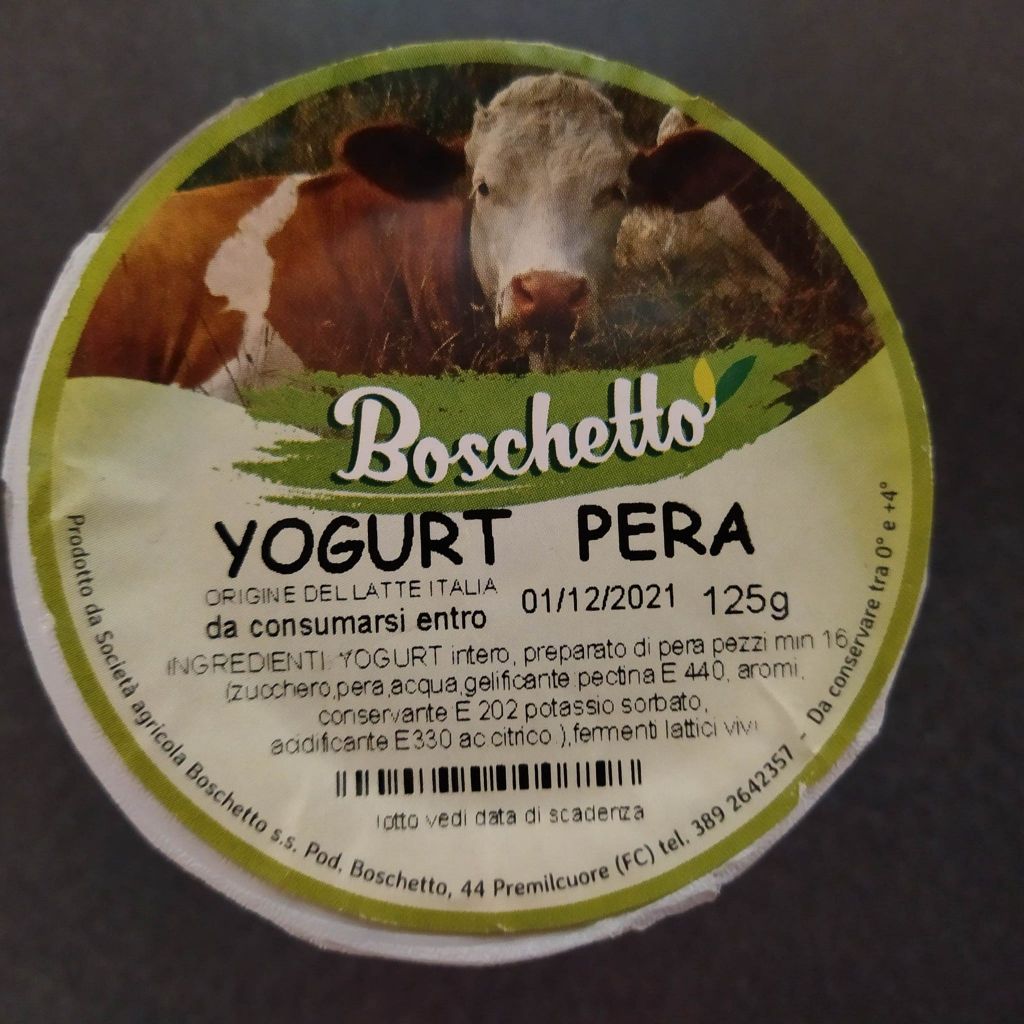 YOGURT 125GR PERA E MIELE