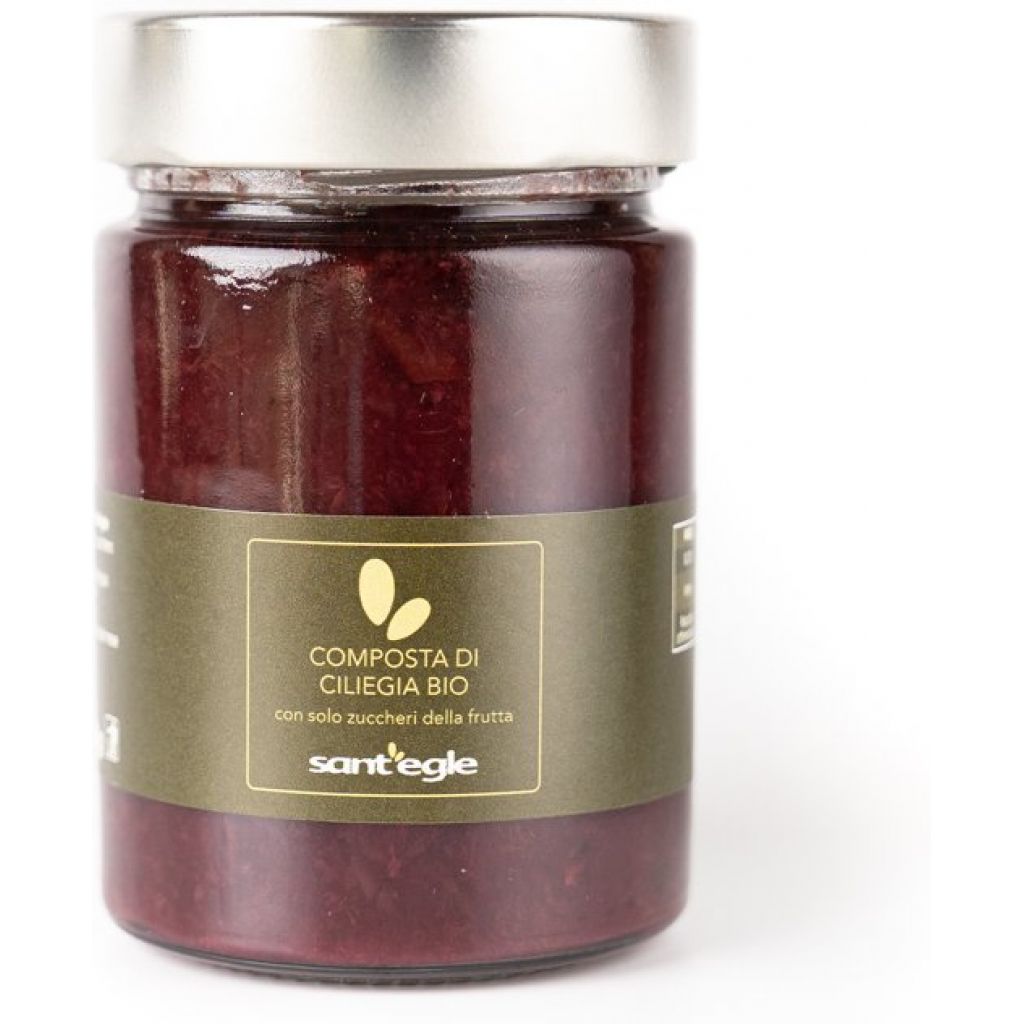 Fruit compote Cherry, without added sugar, 330gr
