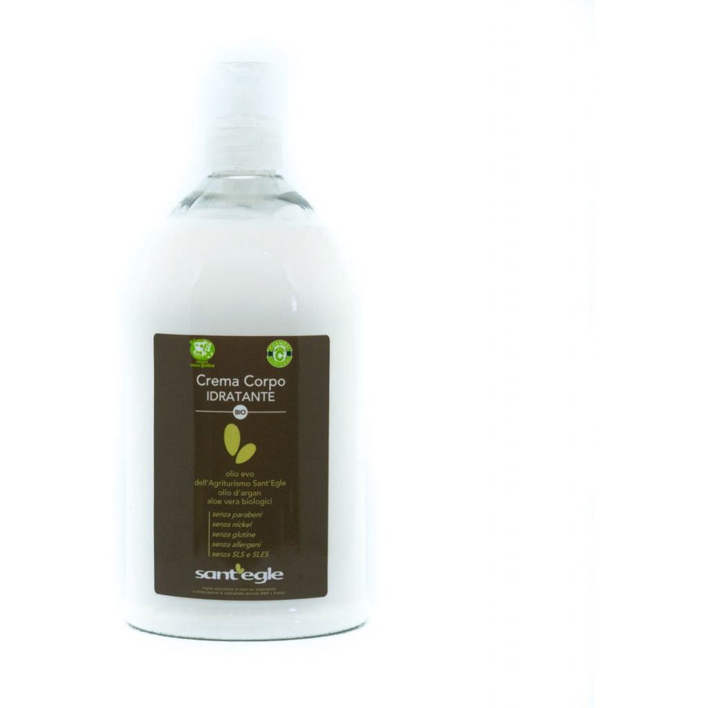 Organic Body Cream with EVO oil, 1L