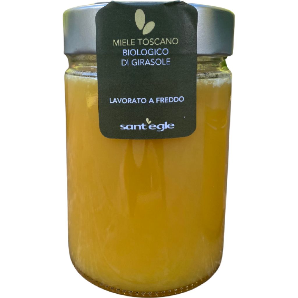 Raw organic honey of Sant'Egle di Girasole 400 gr