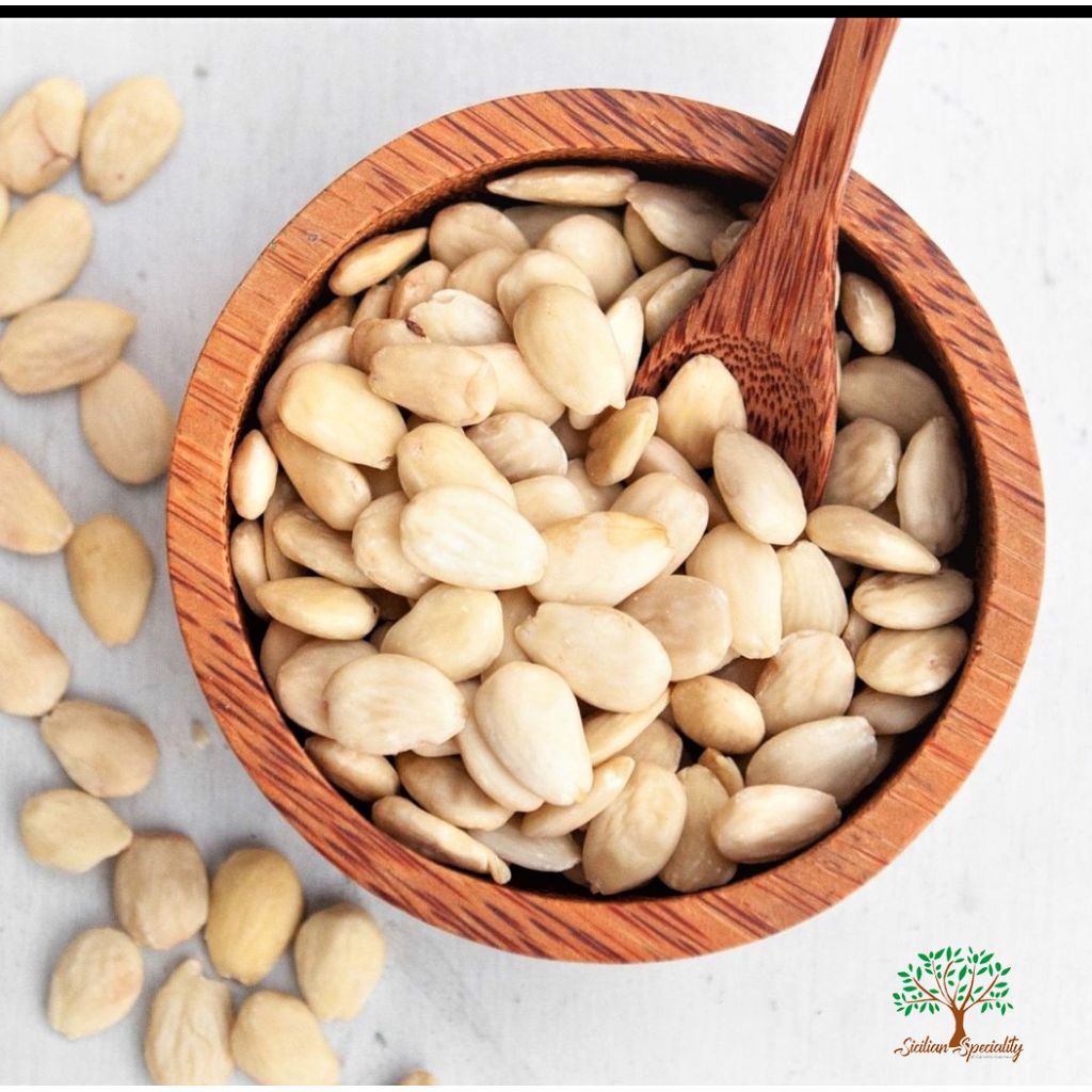 Mandorle Pelate SICILIANE 1 Kg Produzione 2024 coltivate naturalmente