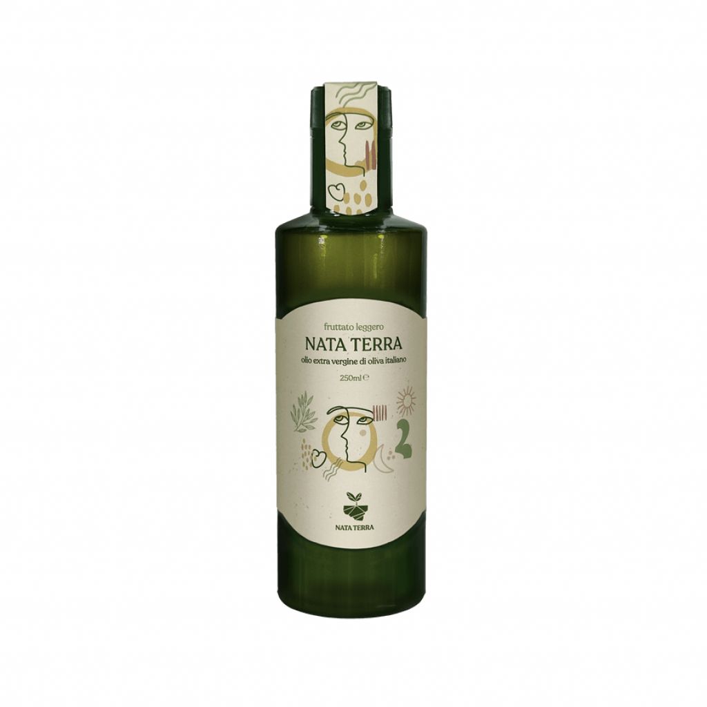 Olio Evo Nata Terra Bottiglia da 0,250 lt Fruttato Leggero