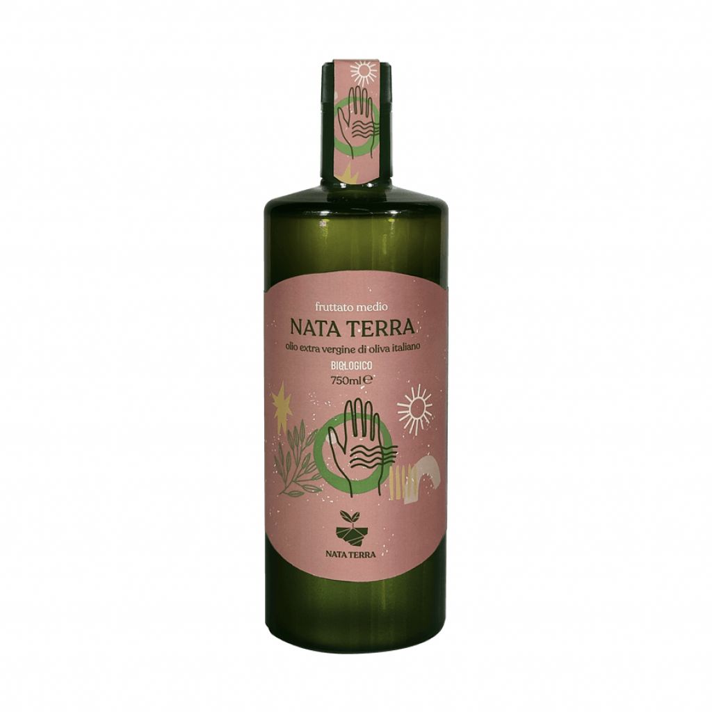 Olio Evo Nata Terra Bottiglia da 0,750 lt Fruttato Medio