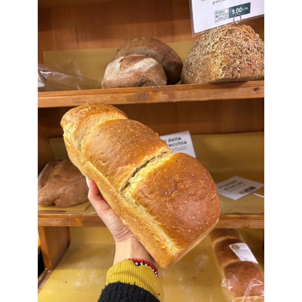 PANE AL LATTE IN CASSETTA (500gr) SOLO SABATO