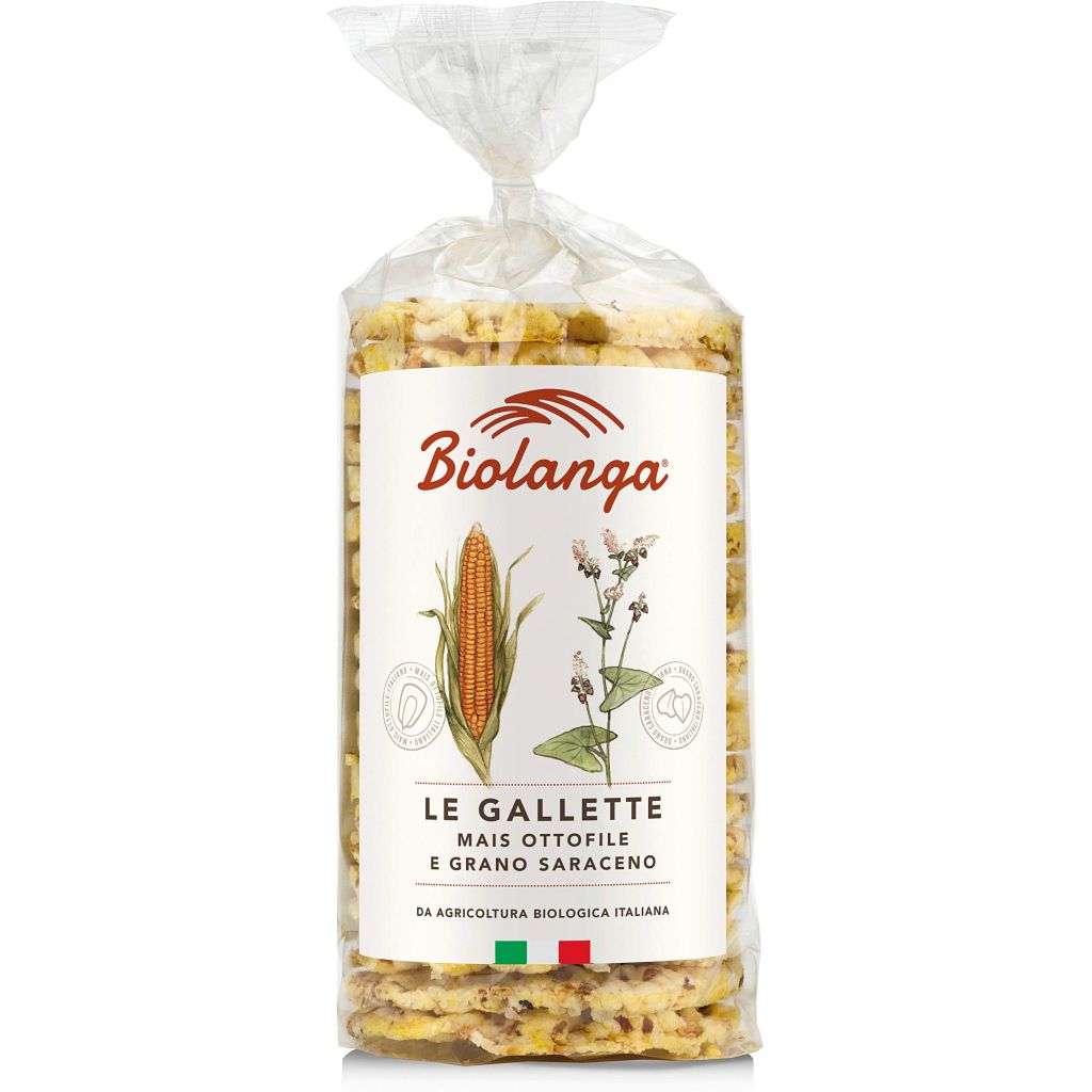 Gallette di grano saraceno e mais bio 100g
