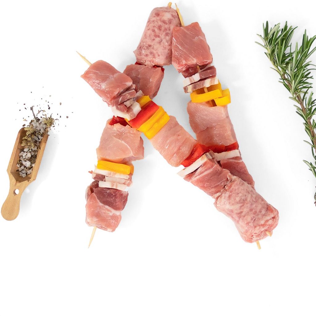 Spiedini di maiale