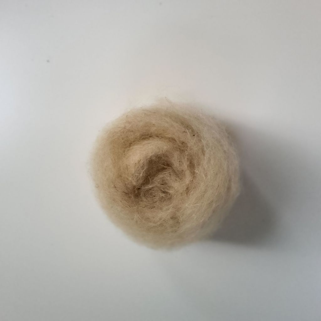 Lana cardata ouessant bianca