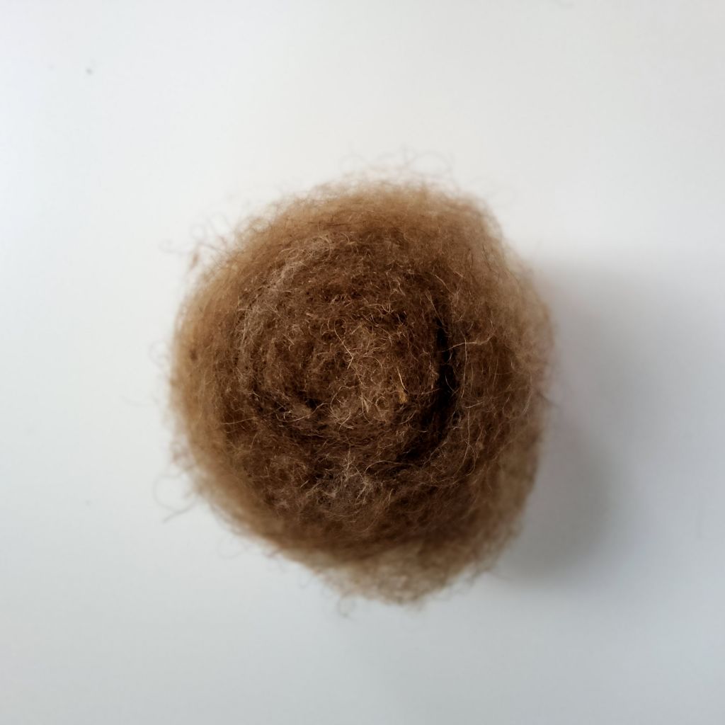 Lana cardata ouessant marrone