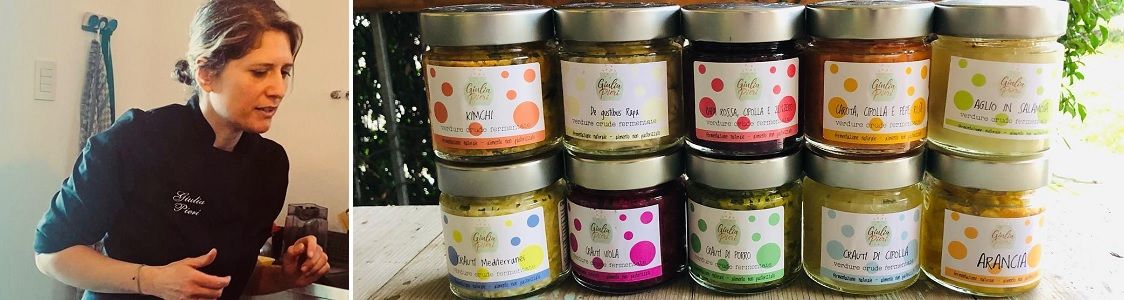 Verdure crude fermentate Giulia Pieri