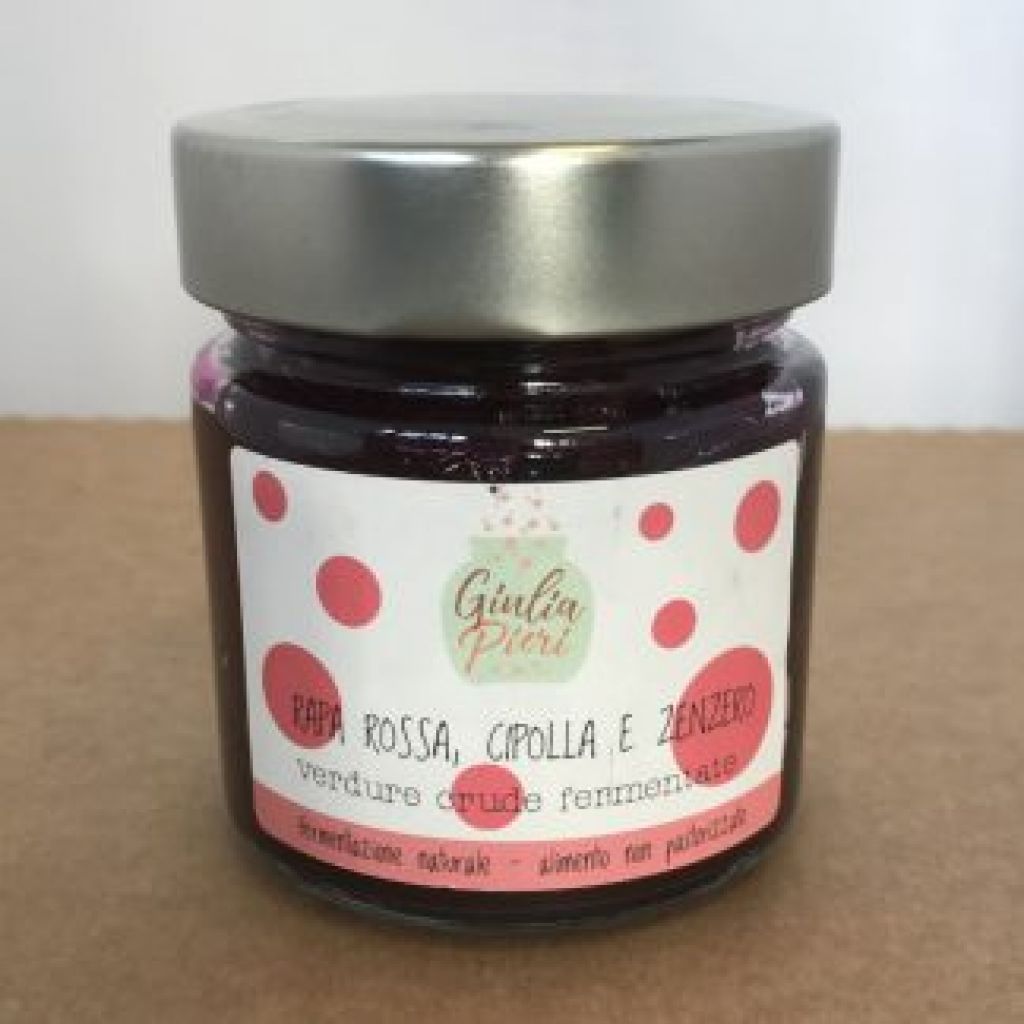 Rapa rossa, cipolla, zenzero Gr 200