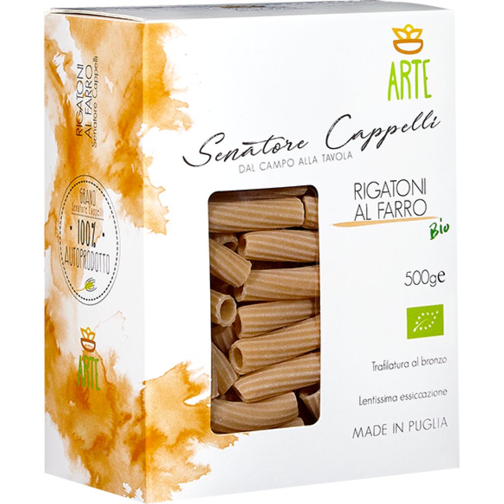 Rigatoni Cappelli e Farro
