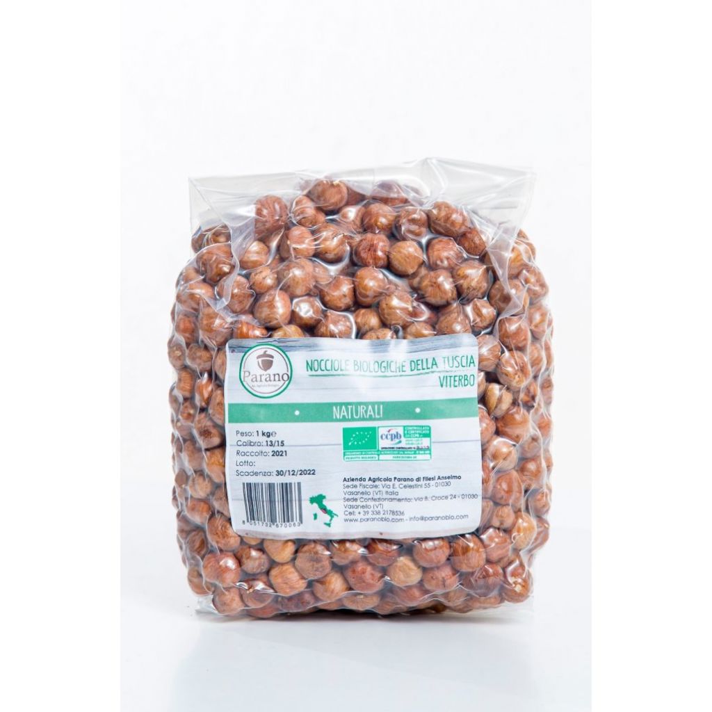 Nocciole Sgusciate Naturali (BIO) - 1KG
