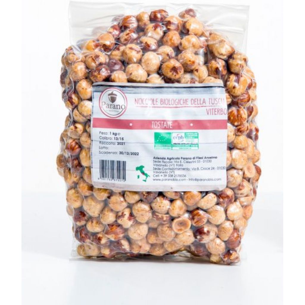 Nocciole Sgusciate Tostate (BIO) - 1Kg