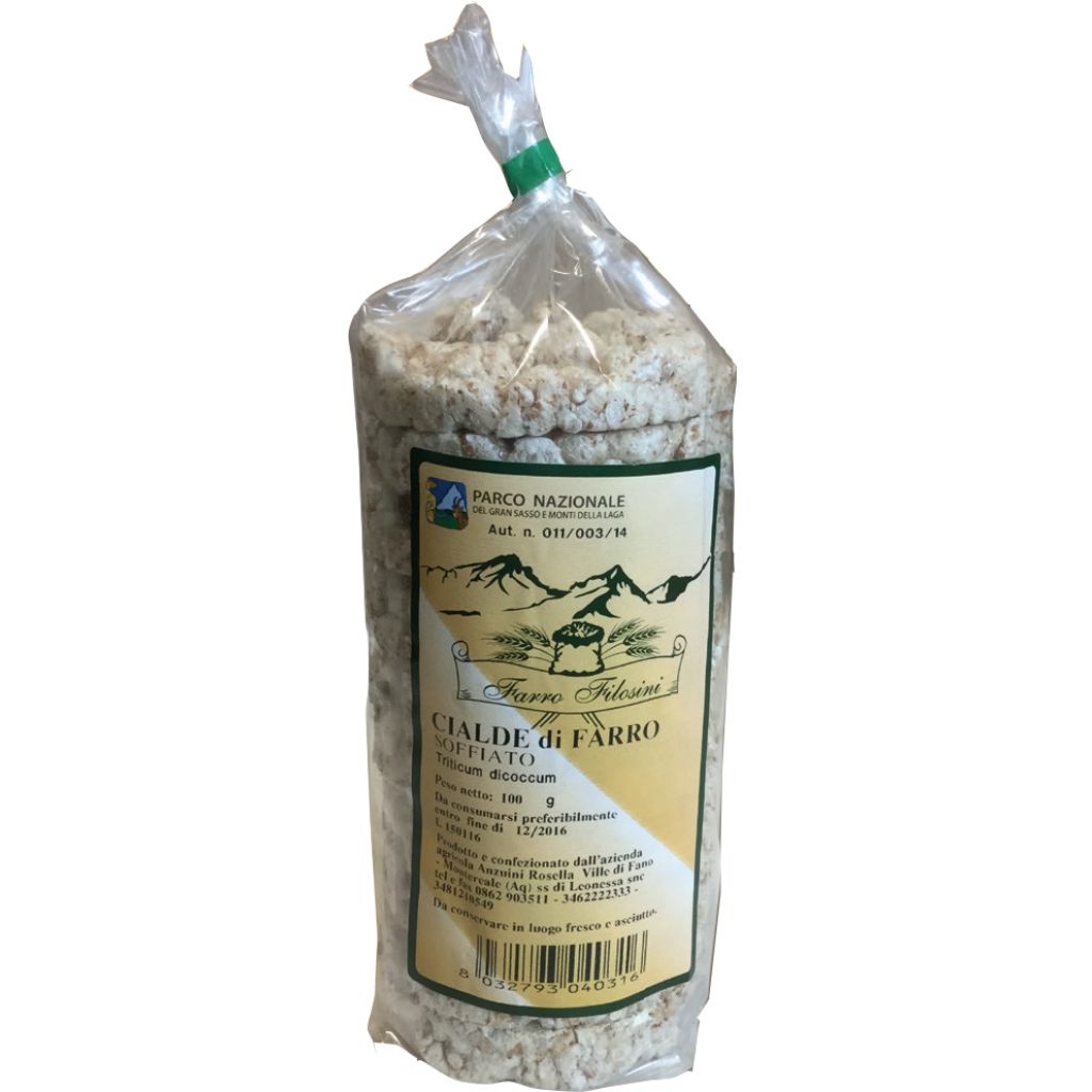 CIALDE DI FARRO SOFFIATO - sacchetto 100 gr Filosini