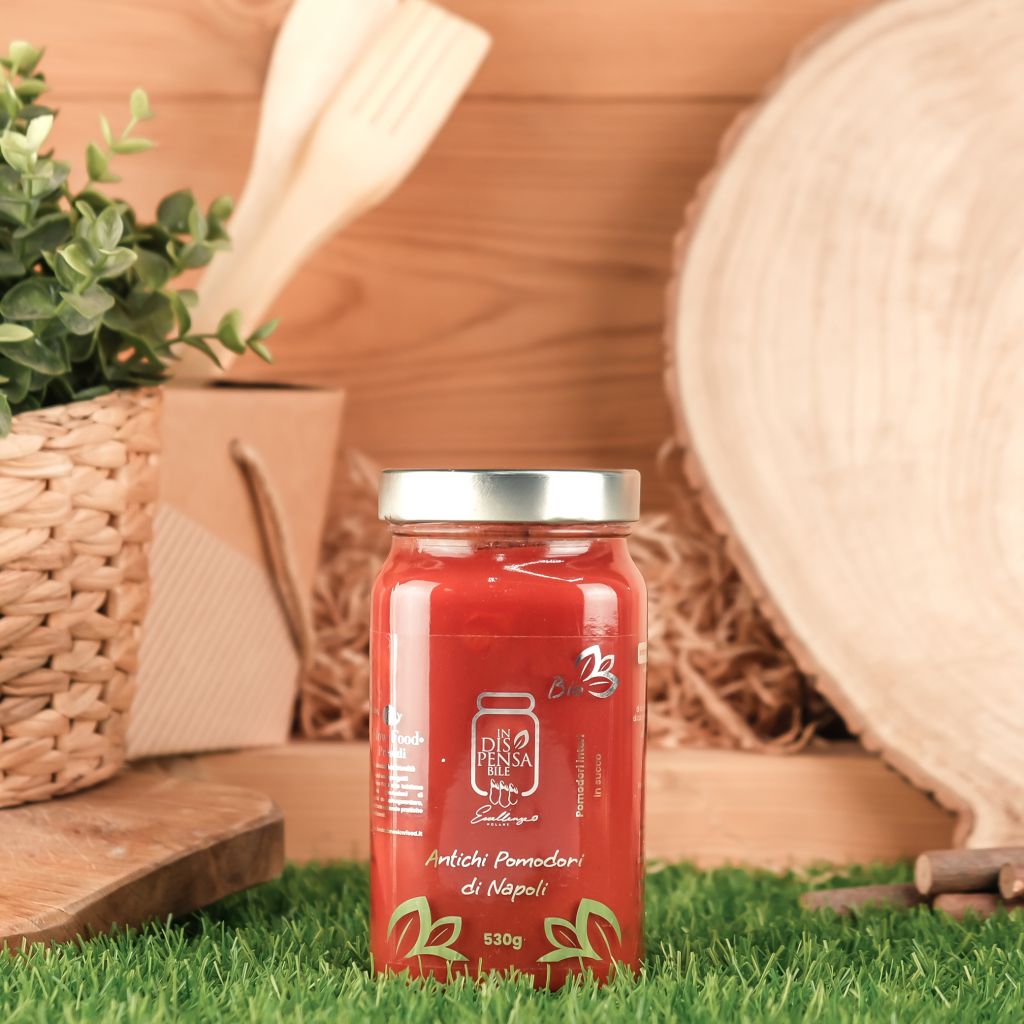 Antichi Pomodori di Napoli BIO Interi in Succo 530g