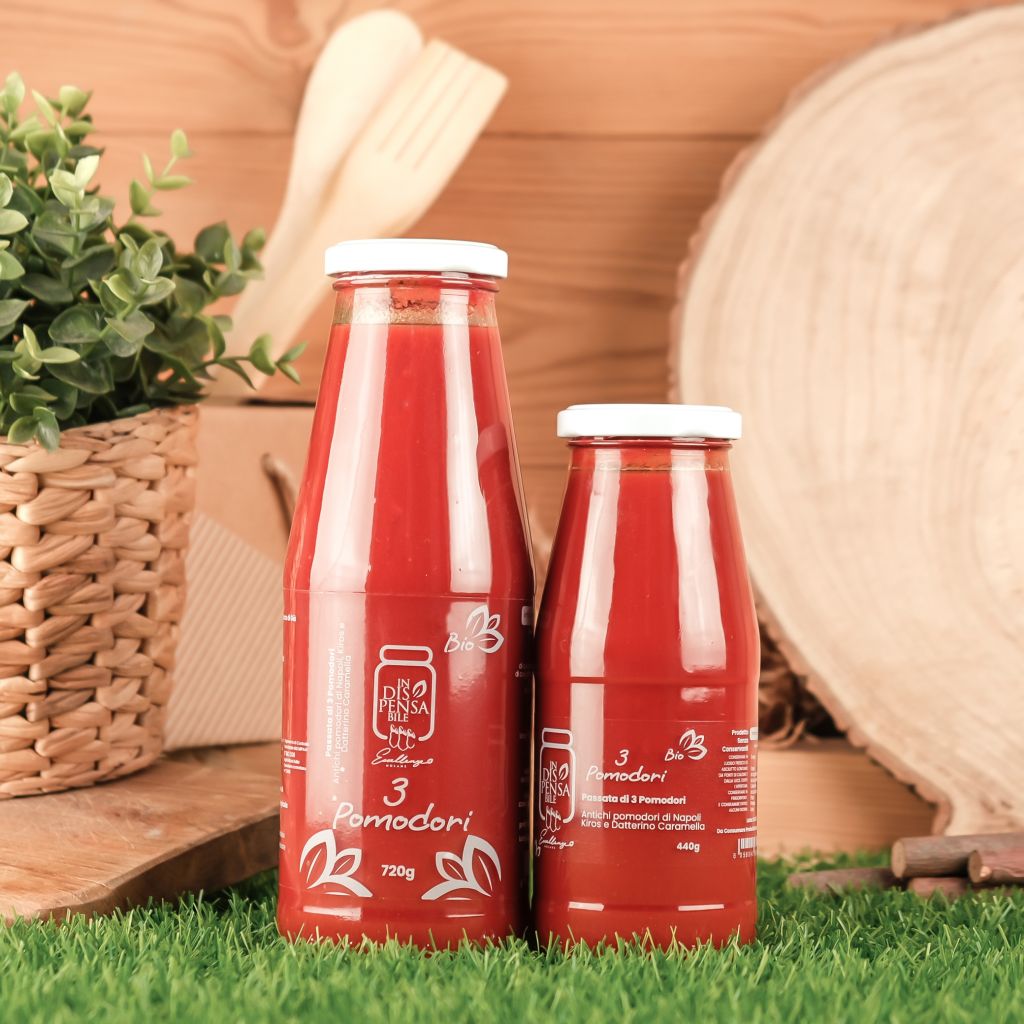 PASSATA 3 POMODORI BIO 720G
