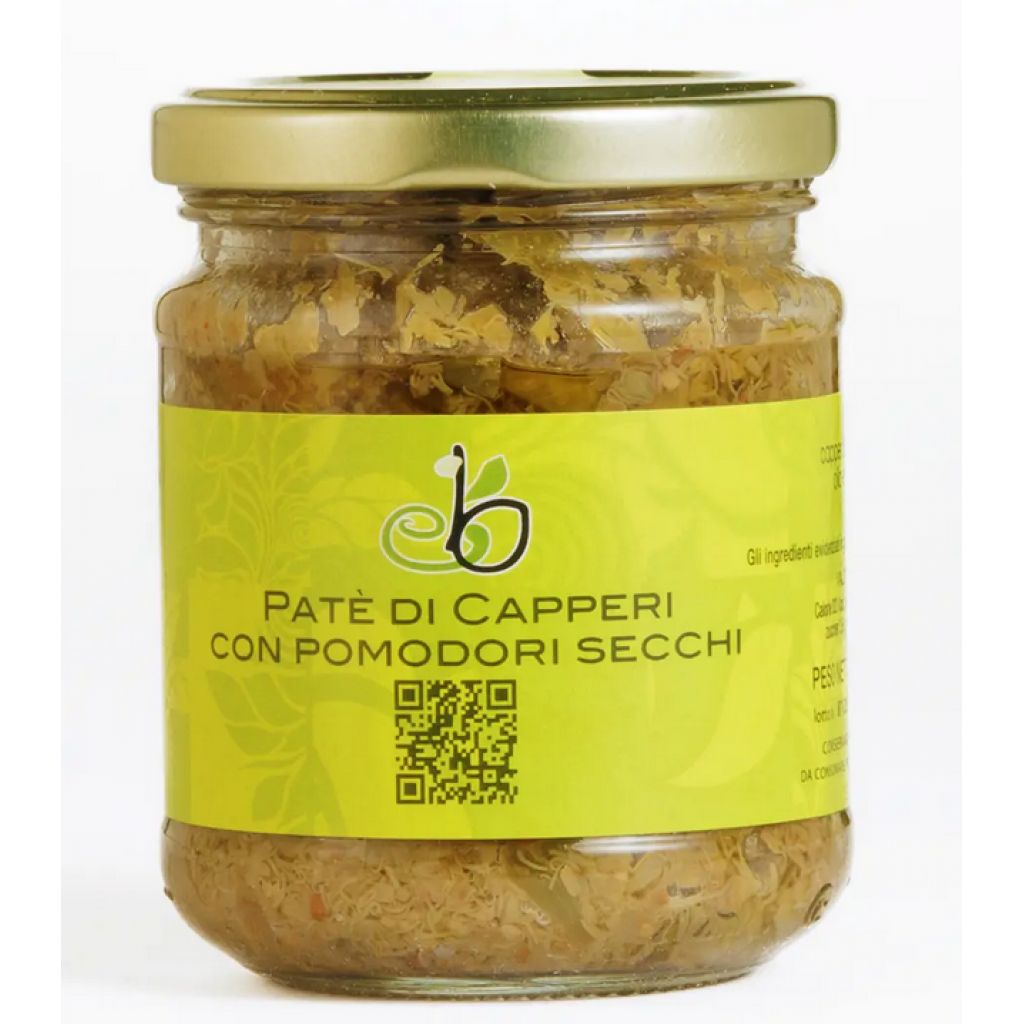 Pat&eacute; di capperi con pomodori secchi 180g