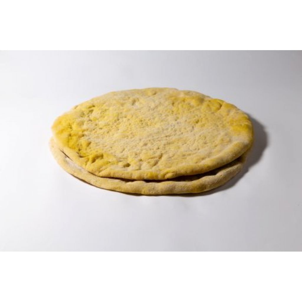 BASE PIZZA TONDA SEMINTEGRALE CON CURCUMA E LIEVITO MADRE