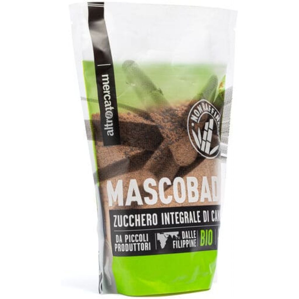 Zucchero integrale di canna Mascobado Filippine - bio - 500g