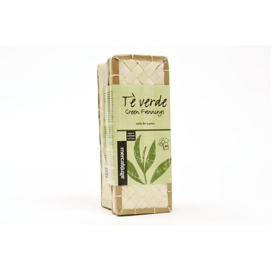 T&egrave; verde, qualit&agrave; GBOPF (Green Broken Orange Pekoe Fannings). 25 filtri 50 gr