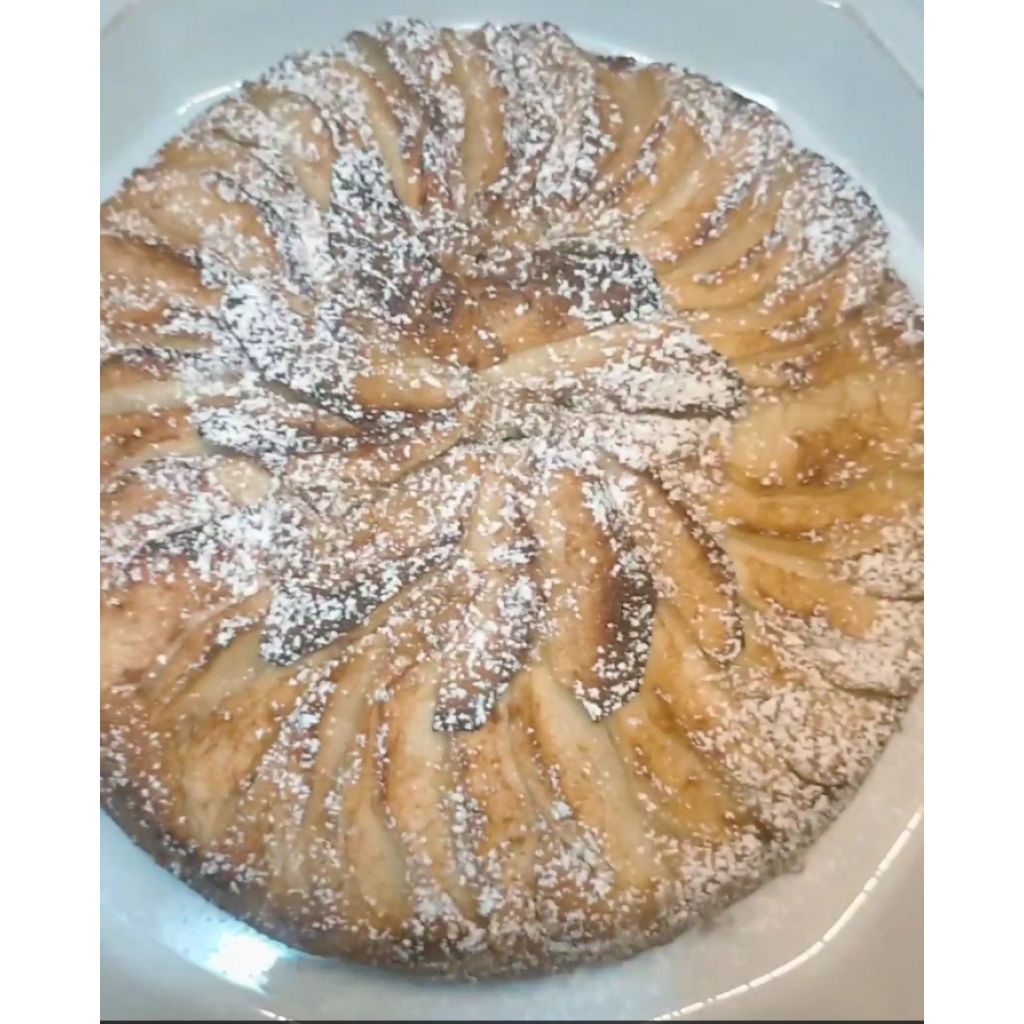 Torta mele e mandorle