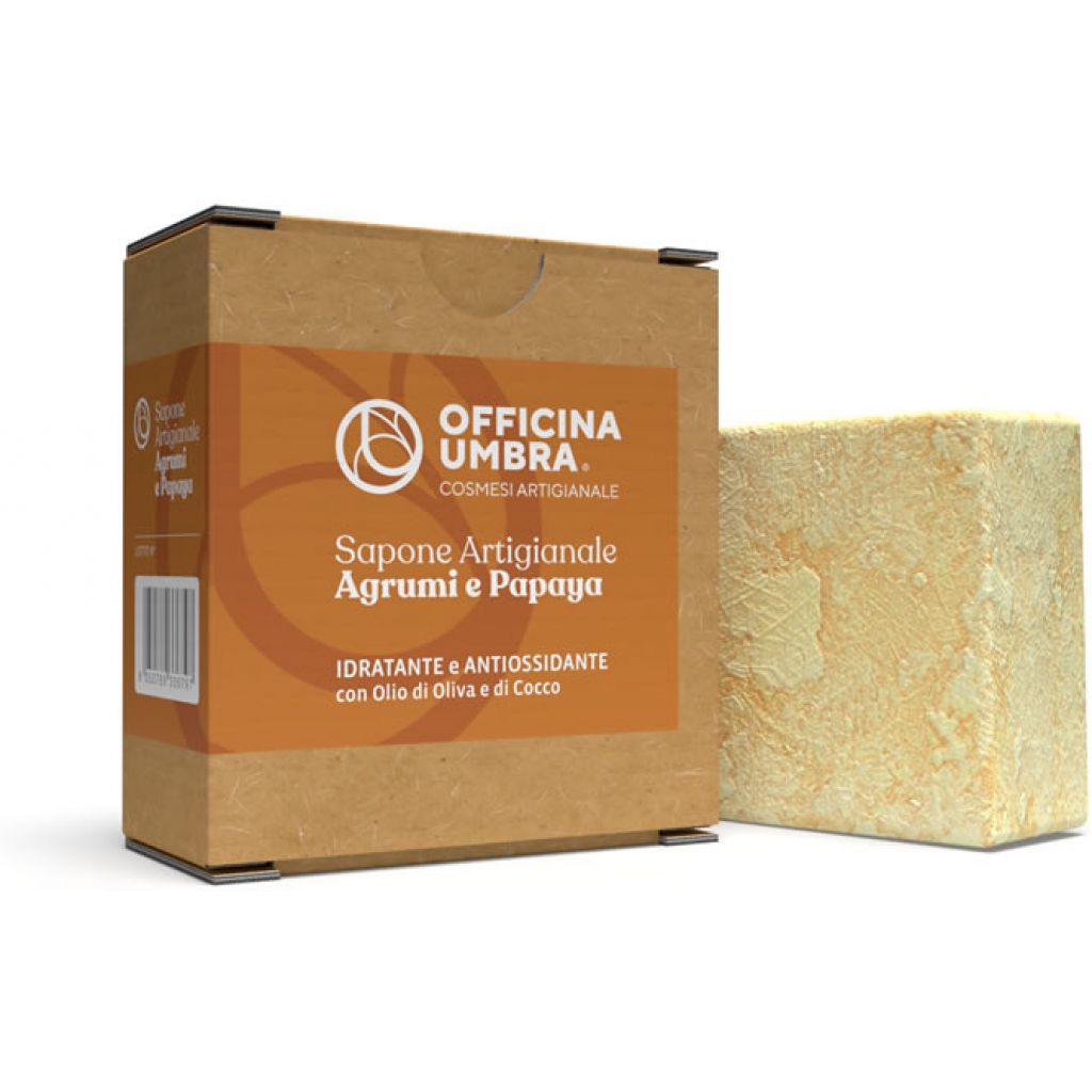 Sapone Artigianale Agrumi e Papaya Barra da 1 KG