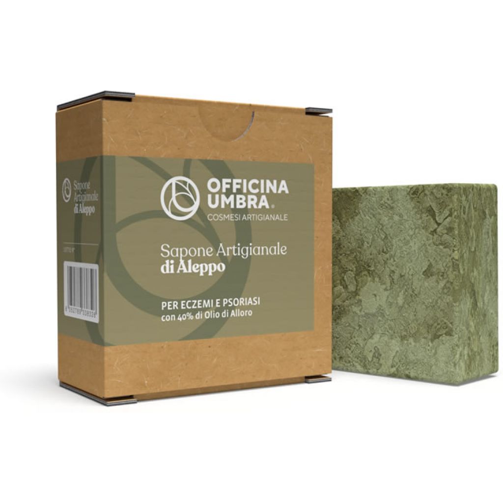 Sapone Artigianale di Aleppo 40% Olio di Alloro Barra da 1 KG
