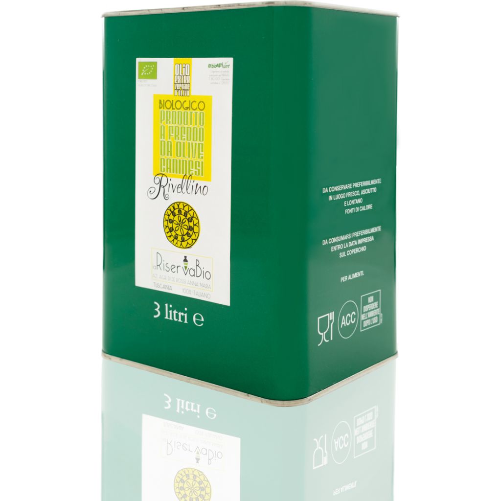 Olio EVO Bio Rivellino lattina 3 lt