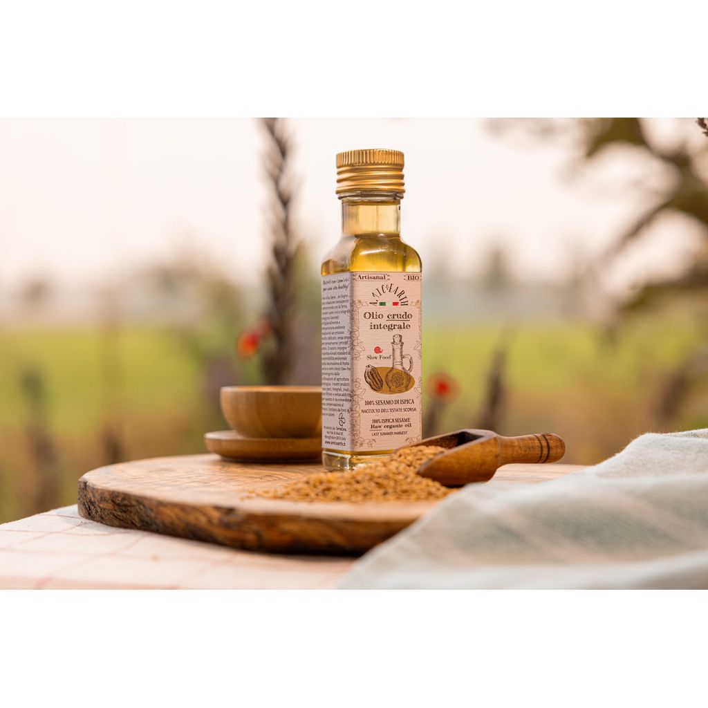 Pure Raw Organic Italian Sesame Seed Oil 100ml