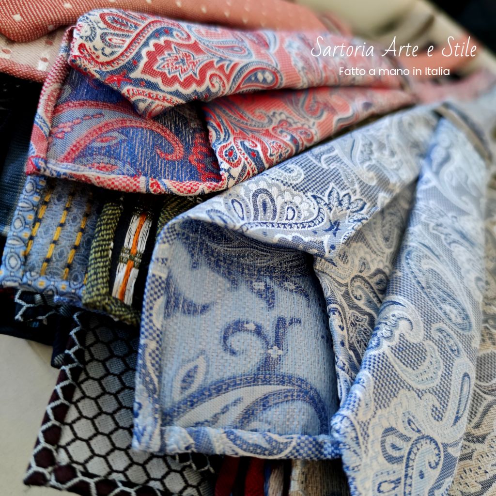 Cravatta 7 pieghe sfoderata