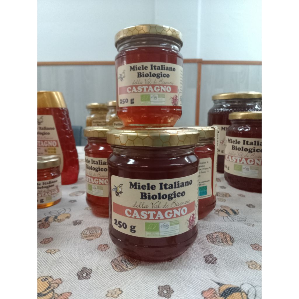 Miele biologico castagno 250gr