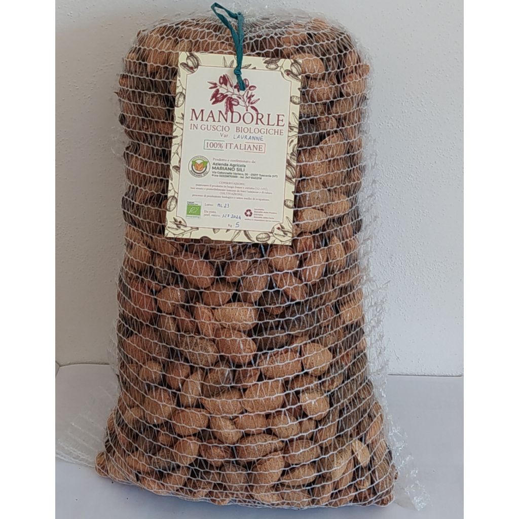 Mandorle in guscio Bio var. Lauranne - kg 5