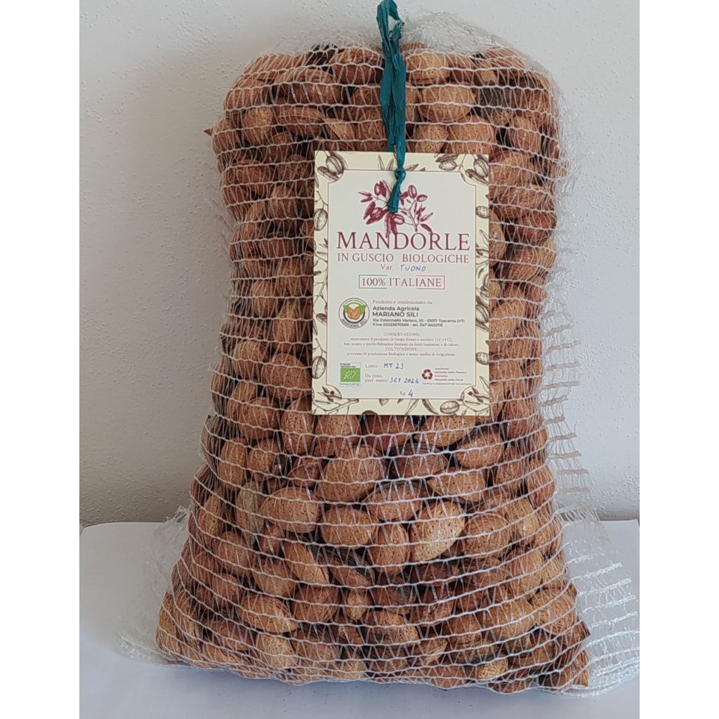 Mandorle in guscio Bio var. Tuono - 4kg