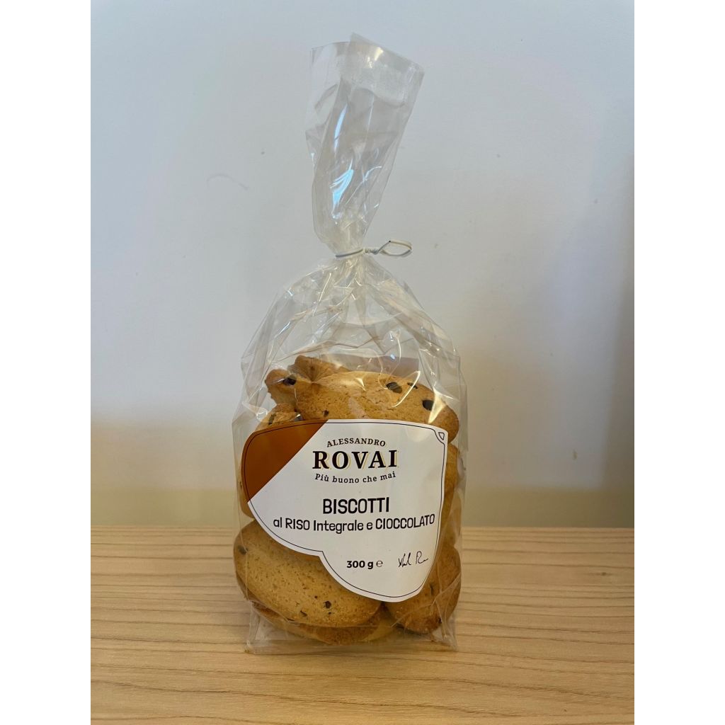 Biscotti al riso integrale e cioccolato gr 300