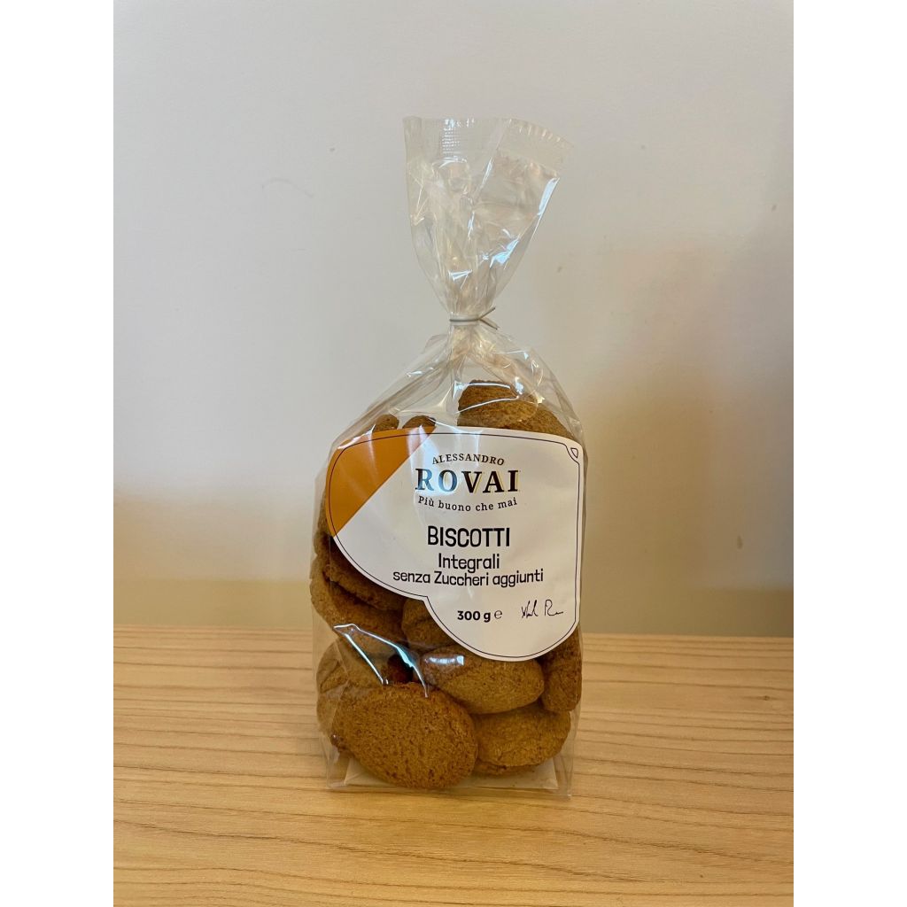 Biscotti integrali senza zuccheri agg. gr 300