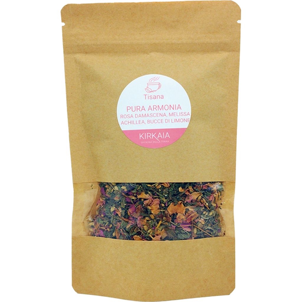 TISANA PURA ARMONIA 30g - melissa, rosa damascena, achillea, bucce di limone