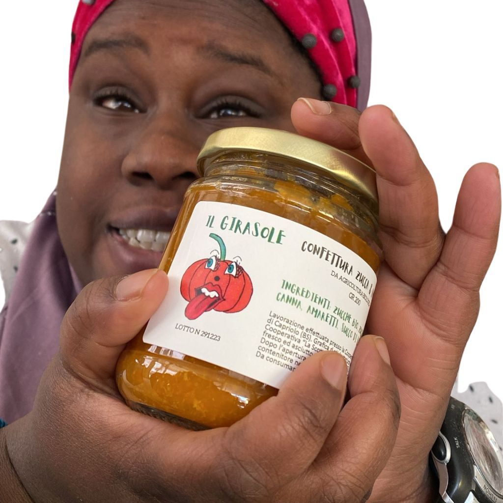 Confettura Extra di Zucca e Amaretti190GR