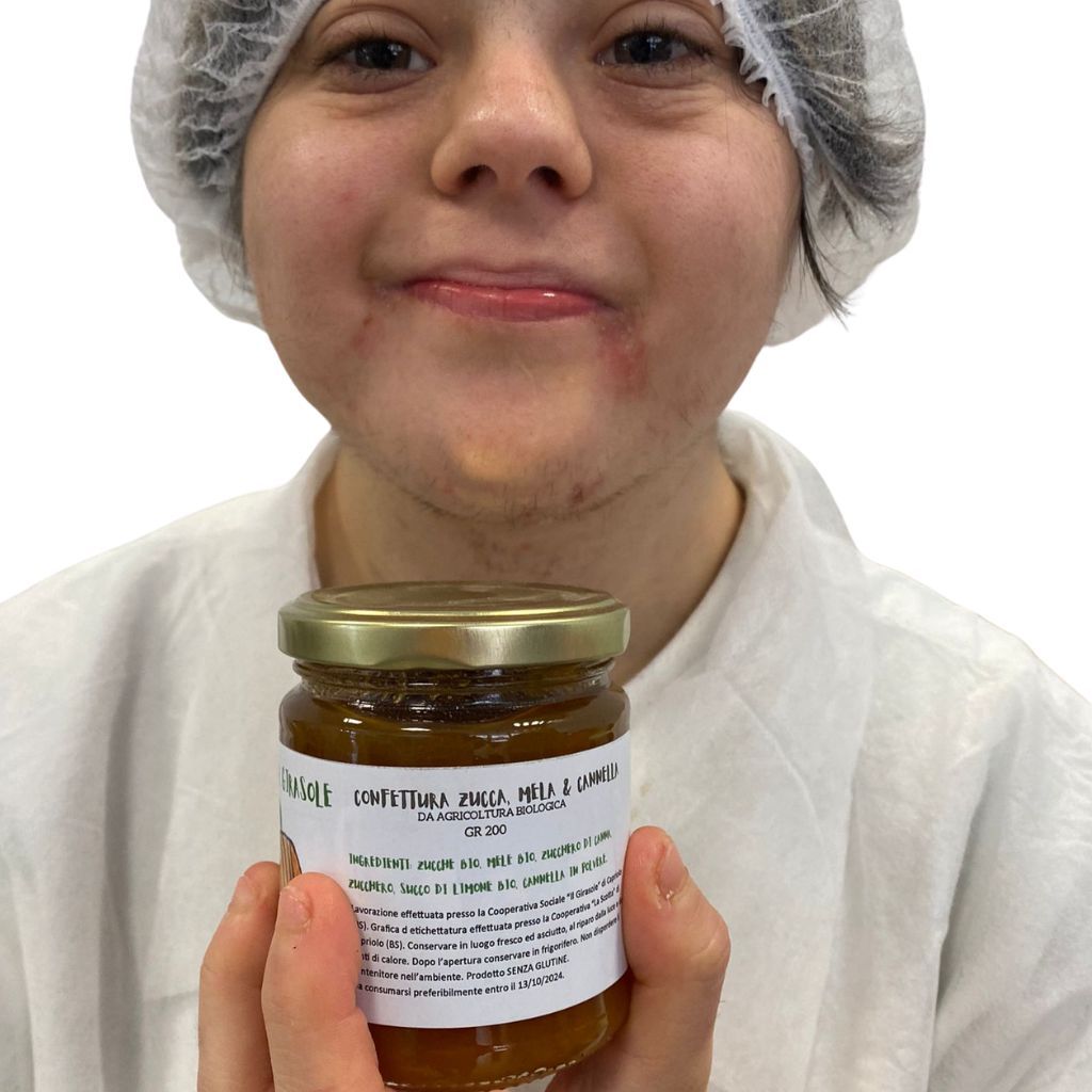 Confettura Extra di Zucca, Mela e Cannella 190GR