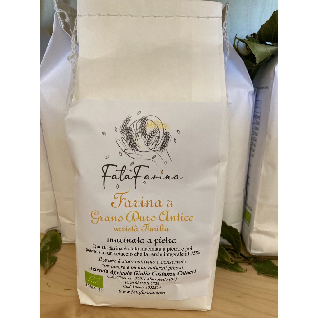 Farina di grano duro antico variet&agrave; Timilia - Tuminia
