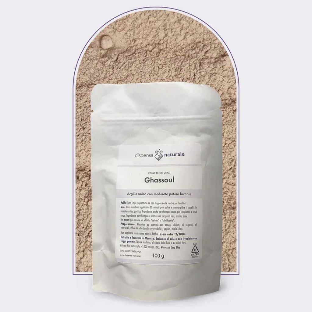 Argilla Ghassoul Marocchino, Fine - 100 g