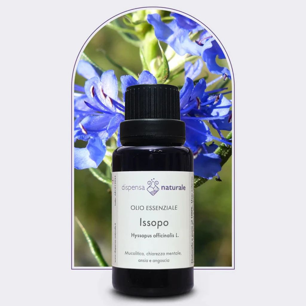 Olio Essenziale di Issopo artigianale italiano, senza pesticidi -5 ml