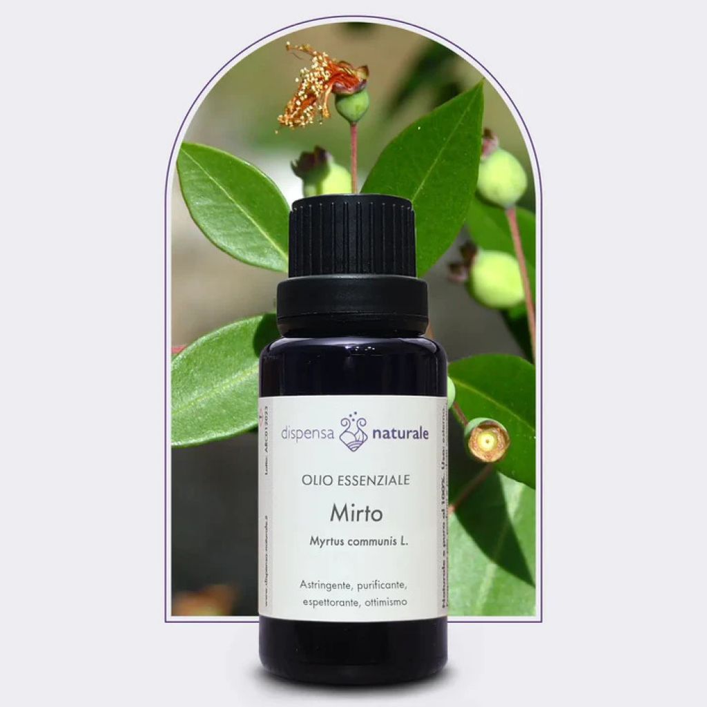 Olio Essenziale di Mirto da raccolta spontanea, Sardegna -5 ml