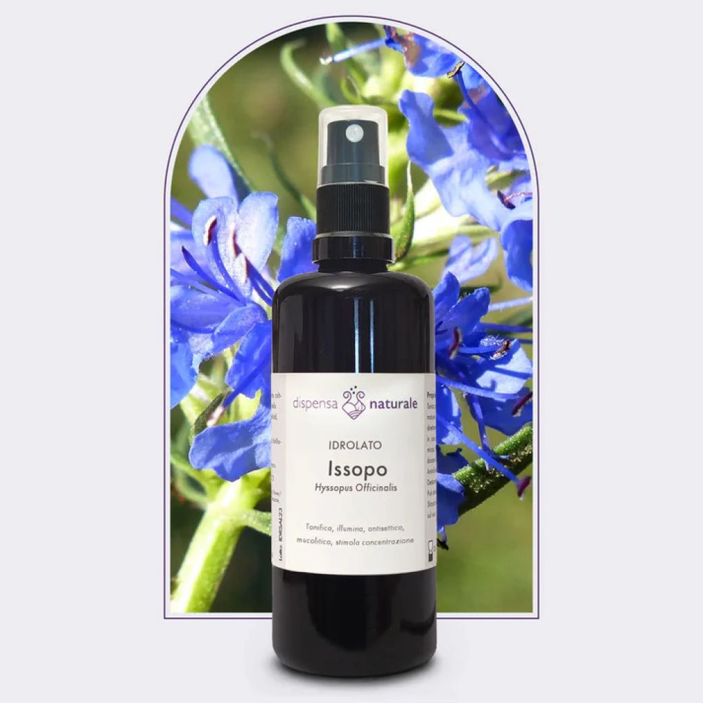 Idrolato di Issopo italiano senza pesticidi e conservanti - 10 ml