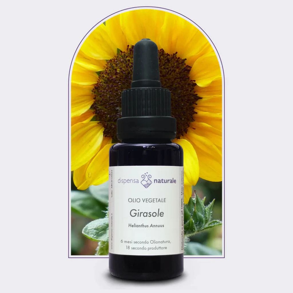 Olio di Girasole Italiano, Artigianale e senza pesticidi - 10 ml