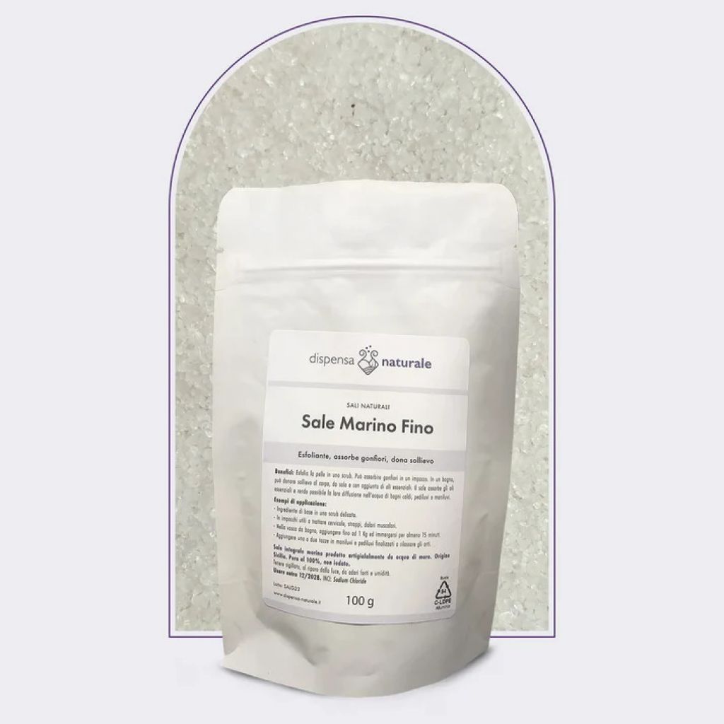 Sale Marino Integrale Siciliano, Fino - 500 g