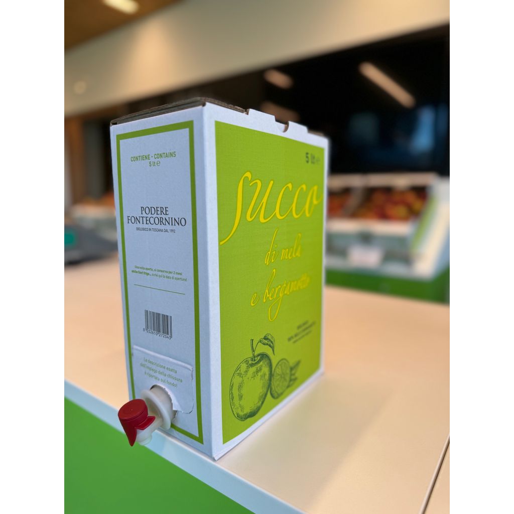 Organic apple juice 5 liters